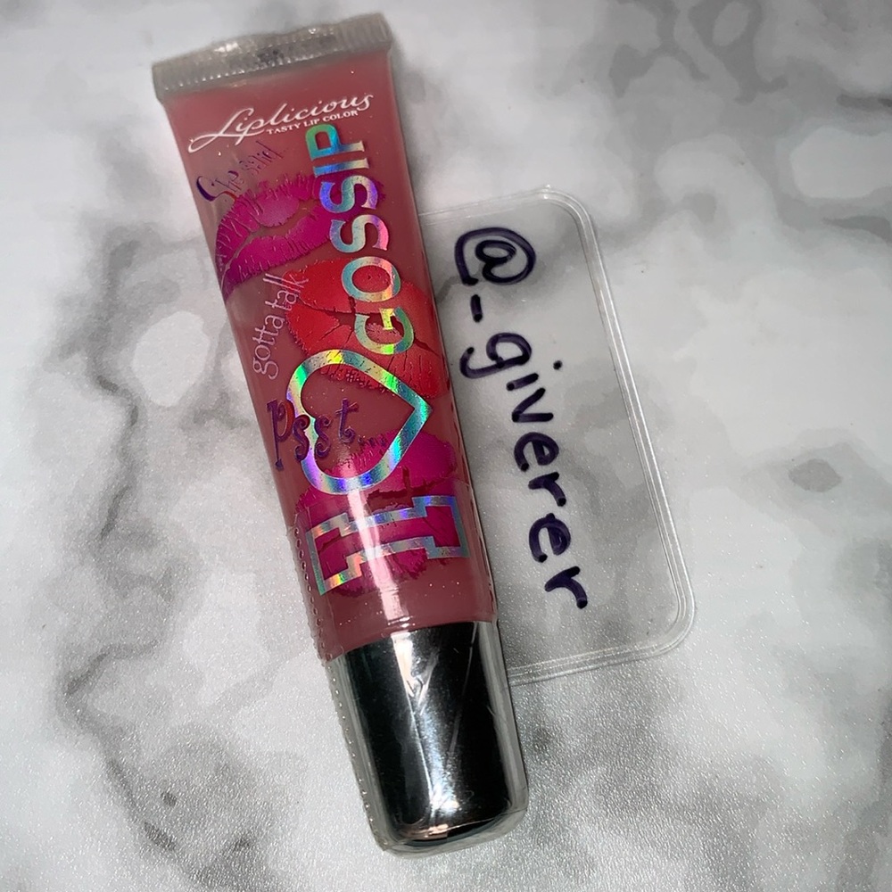 Sealed I Love Gossip 💕 LIPLICIOUS LIP GLOSS 👄👀